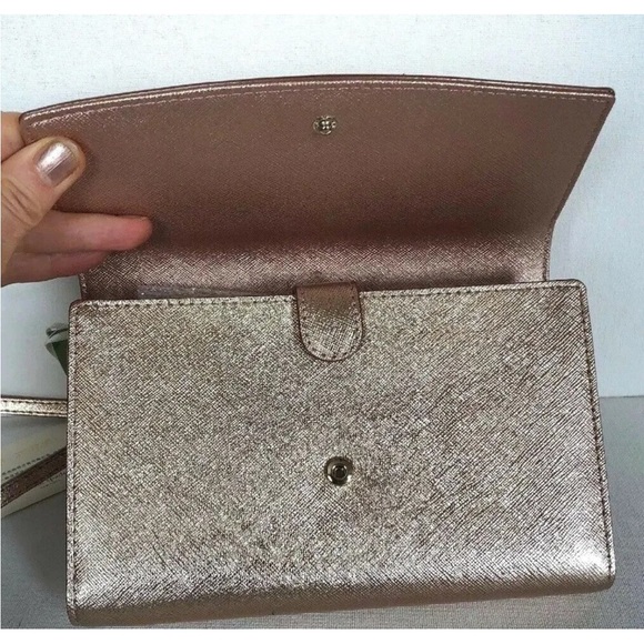 New Kate Spade Winni Laurel way wallet crossbody Leather bag Rose Gold - Picture 5 of 5